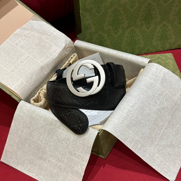 Gucci Men's Black Belt - Picture 3 of 4